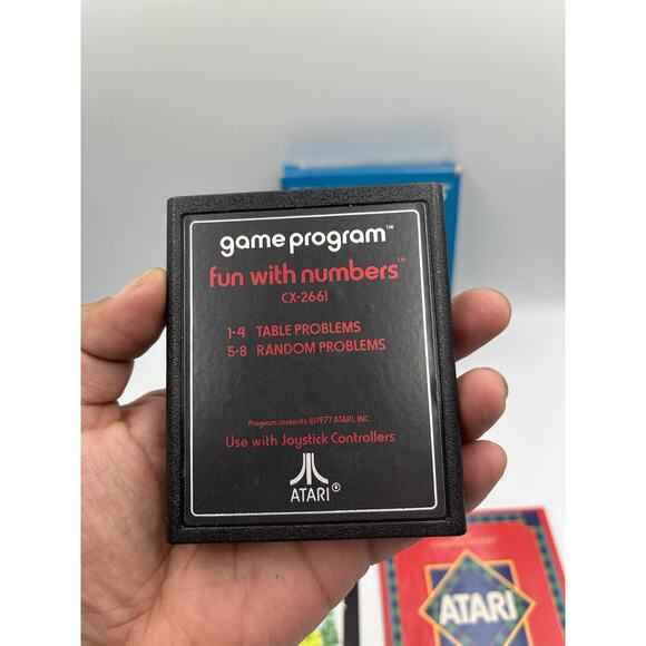 Fun With Numbers CX 2661 Atari 2600 CIB Game, Box, Manual - Picture 3 of 14